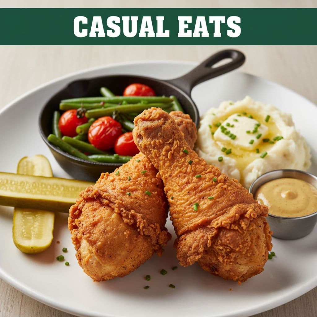 A freshly prepared casual meal on a white plate with a clean dining presentation.