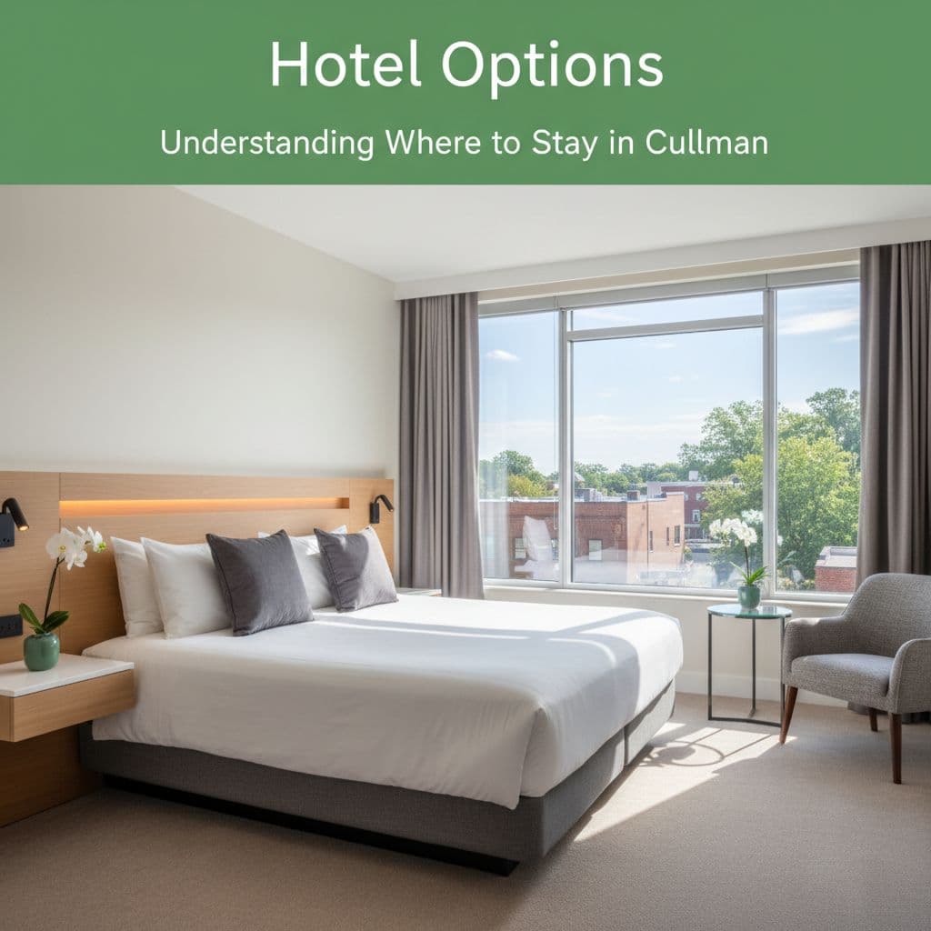 A pristine, minimalist hotel room features a neatly made queen bed dressed in white linens. A large, floor-to-ceiling window allows soft daylight to illuminate the neutral, contemporary decor and furniture.