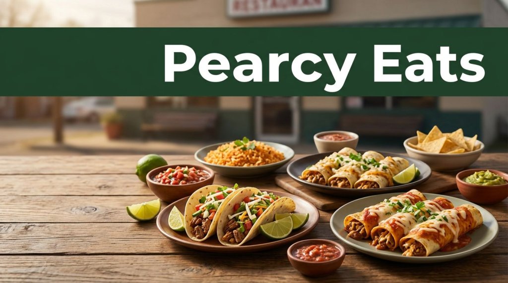 Mexican dishes arranged on a rustic table outside an Arkansas restaurant.
