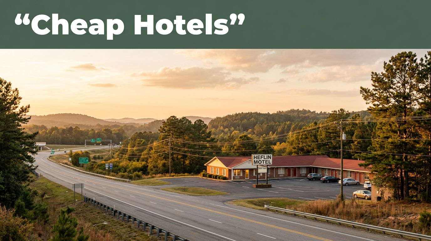 Cheap Hotels Near Hollis Crossroads in Cleburne County Alabama