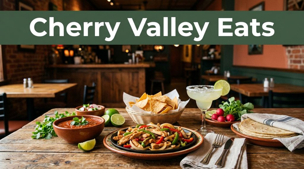 Mexican dishes, chips, salsa, and a drink on a wooden table in a cozy restaurant.