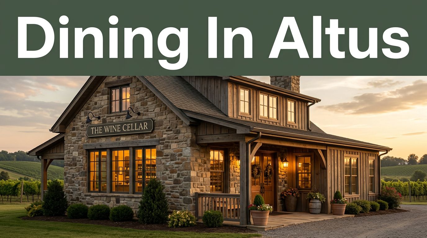 Finding the Best Restaurant Altus Arkansas Offers