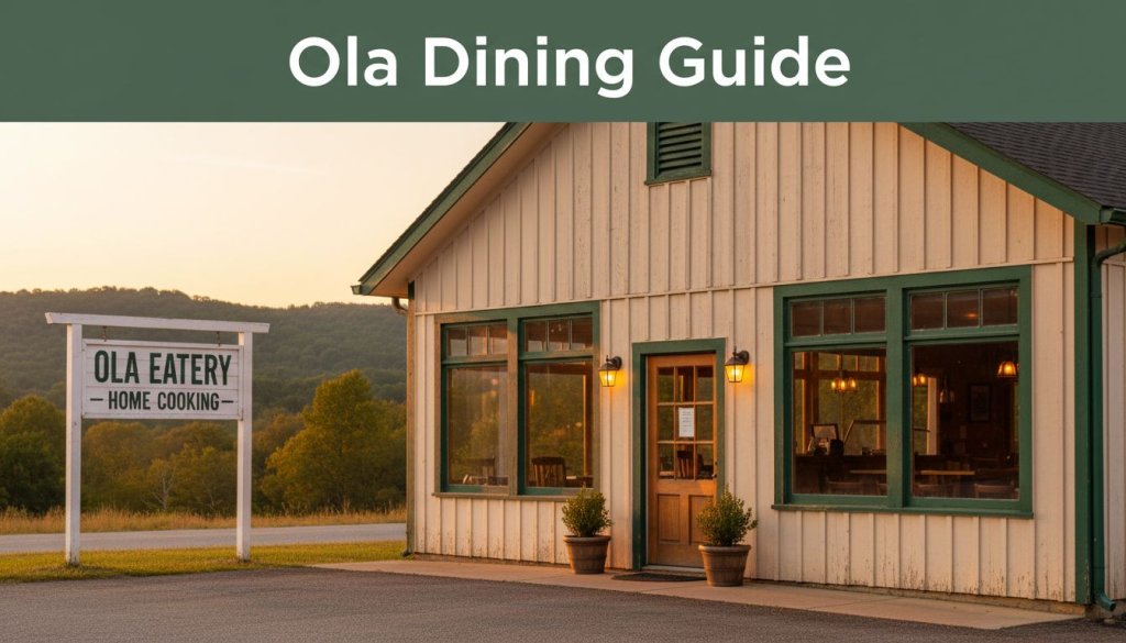 Finding the Best Restaurant in Ola Arkansas