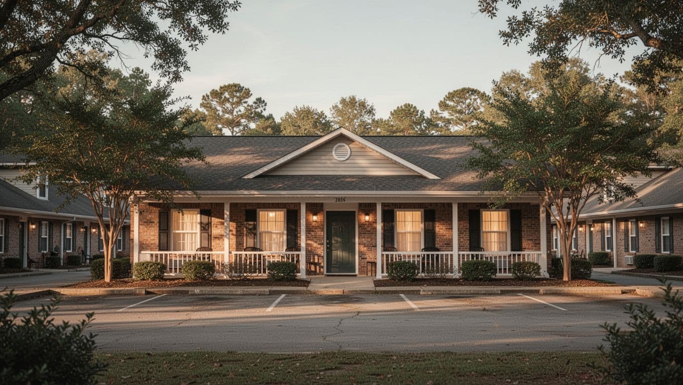 A comfortable roadside motel in a quiet Alabama town.