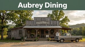 A rural Arkansas store and grill with a porch, pickup truck, and greenery in warm light.