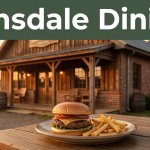 Burger and fries sit outside an Arkansas bar-and-grill.