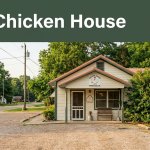 A Southern roadside restaurant with a clear entrance and greenery.