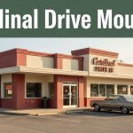 Cardinal Drive restaurant with a classic car parked near its entrance.