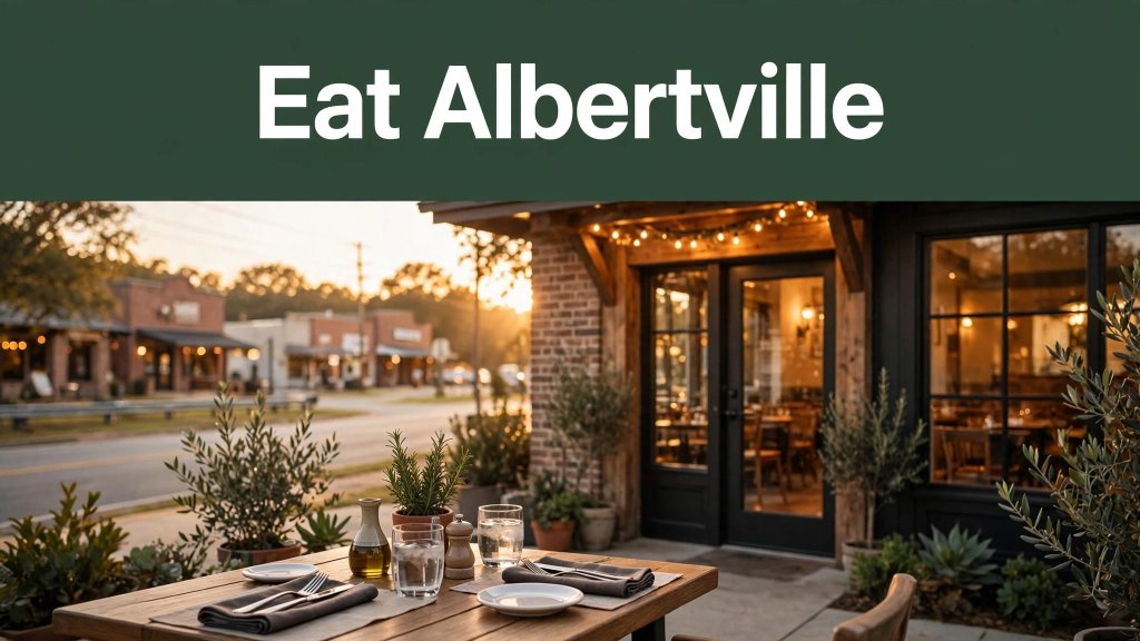 places to eat Albertville