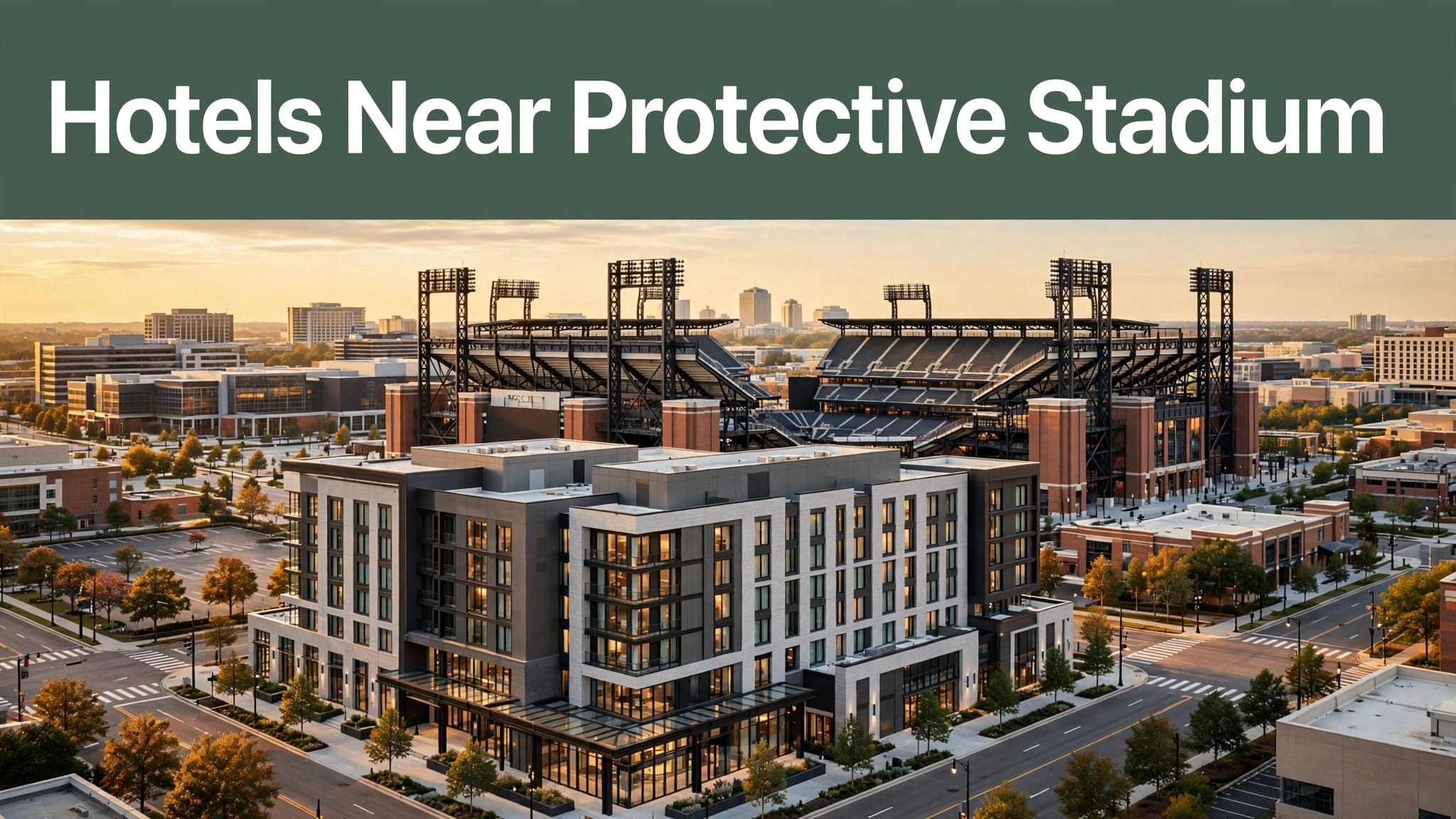 hotels near Protective Stadium
